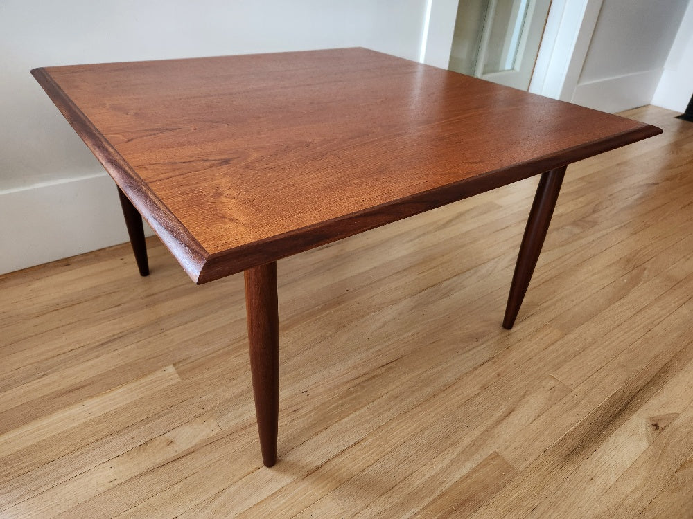 Square Teak Coffee Table - Cook Street Vintage