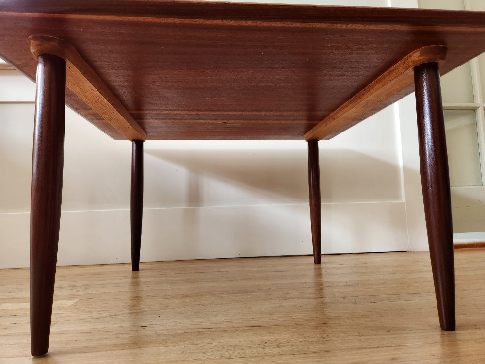 Square Teak MCM Coffee Table