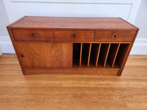 Expanding Teak Entertainment Unit