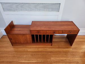 Expanding Teak Entertainment Unit