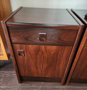 Rosewood Night Tables - Cook Street Vintage