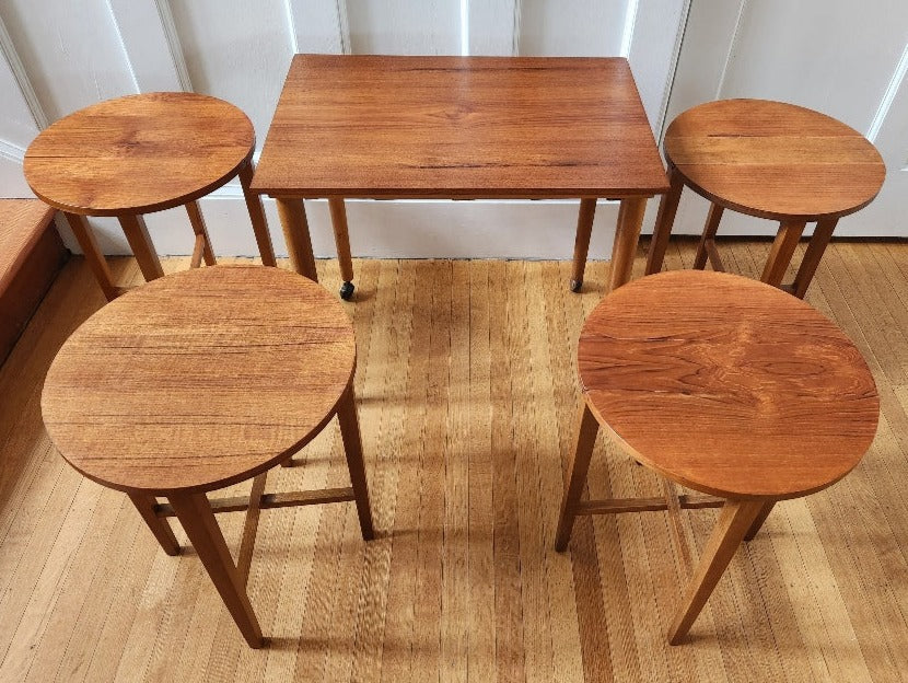 Mid-Century Nesting Table Set - Cook Street Vintage