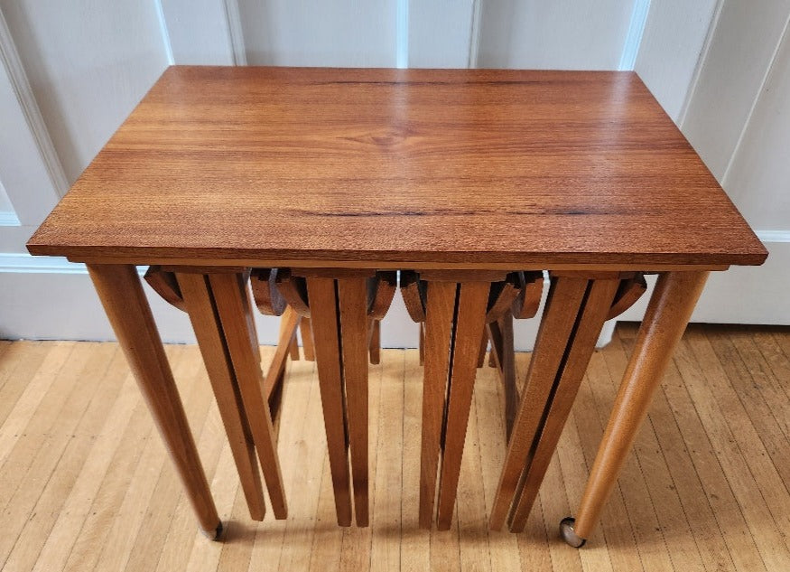 Mid-Century Nesting Table Set - Cook Street Vintage