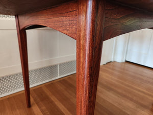 Vintage Walnut Dining Table with Two Leaves