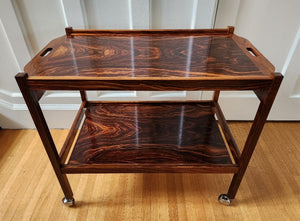 MCM Rosewood Bar Cart - Cook Street Vintage