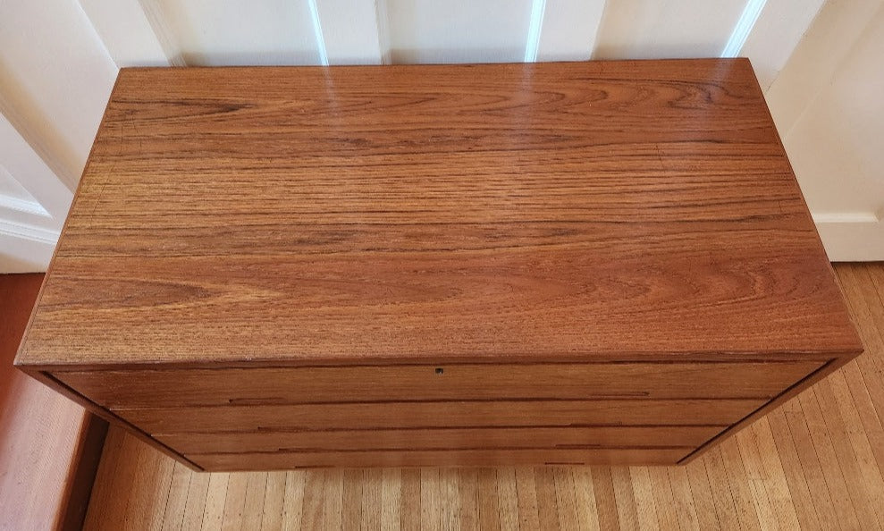 4 Drawer Teak Dresser / Sideboard - Cook Street Vintage
