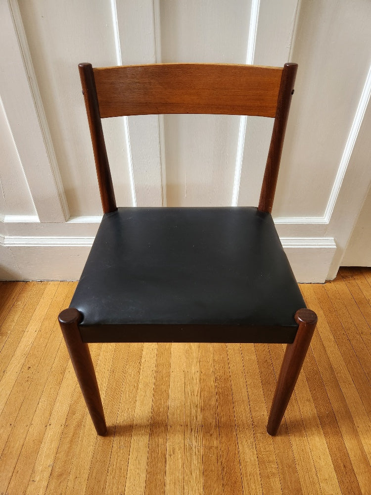 Frem Rojle Dining Chair With Black Vinyl Seat