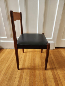 Frem Rojle Dining Chair With Black Vinyl Seat