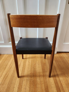 Frem Rojle Dining Chair With Black Vinyl Seat
