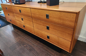 Teak 9 Drawer Dresser - Cook Street Vintage