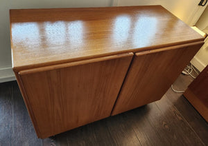 Mobican Teak 2 Door Cabinet - Cook Street Vintage