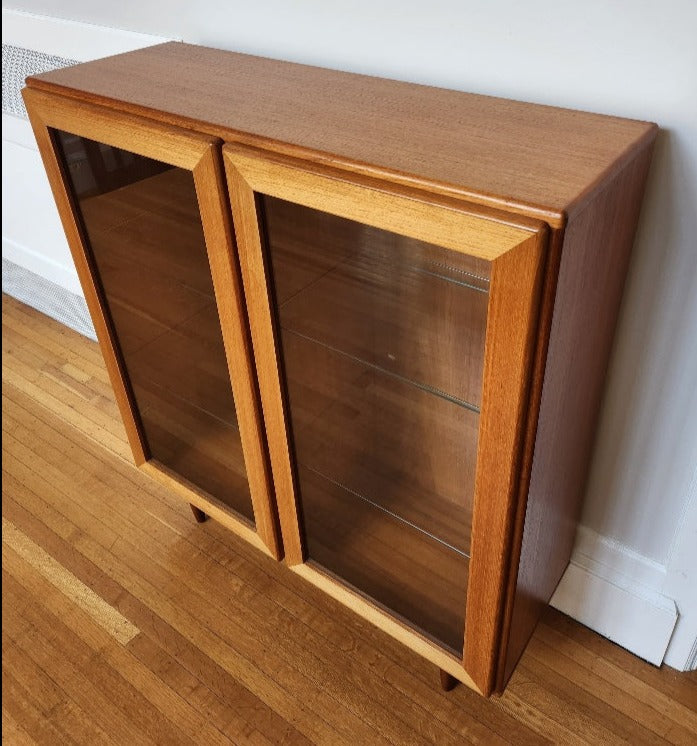 Mobican Glass Door Display Cabinet - Cook Street Vintage