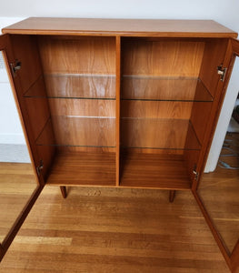 Mobican Glass Door Display Cabinet - Cook Street Vintage
