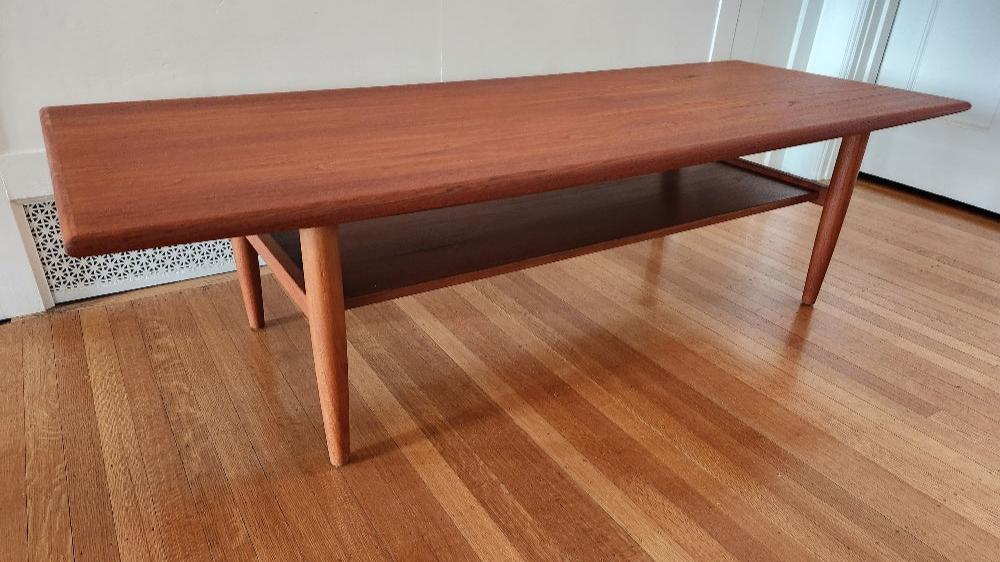 Teak MCM Coffee Table - Cook Street Vintage