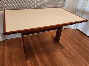 MCM Teak Trestle Dining Table - Cook Street Vintage