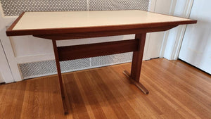 MCM Teak Trestle Dining Table - Cook Street Vintage