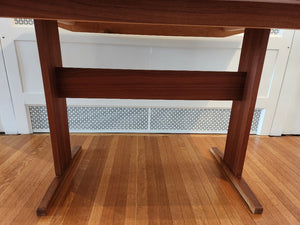 MCM Teak Trestle Dining Table - Cook Street Vintage