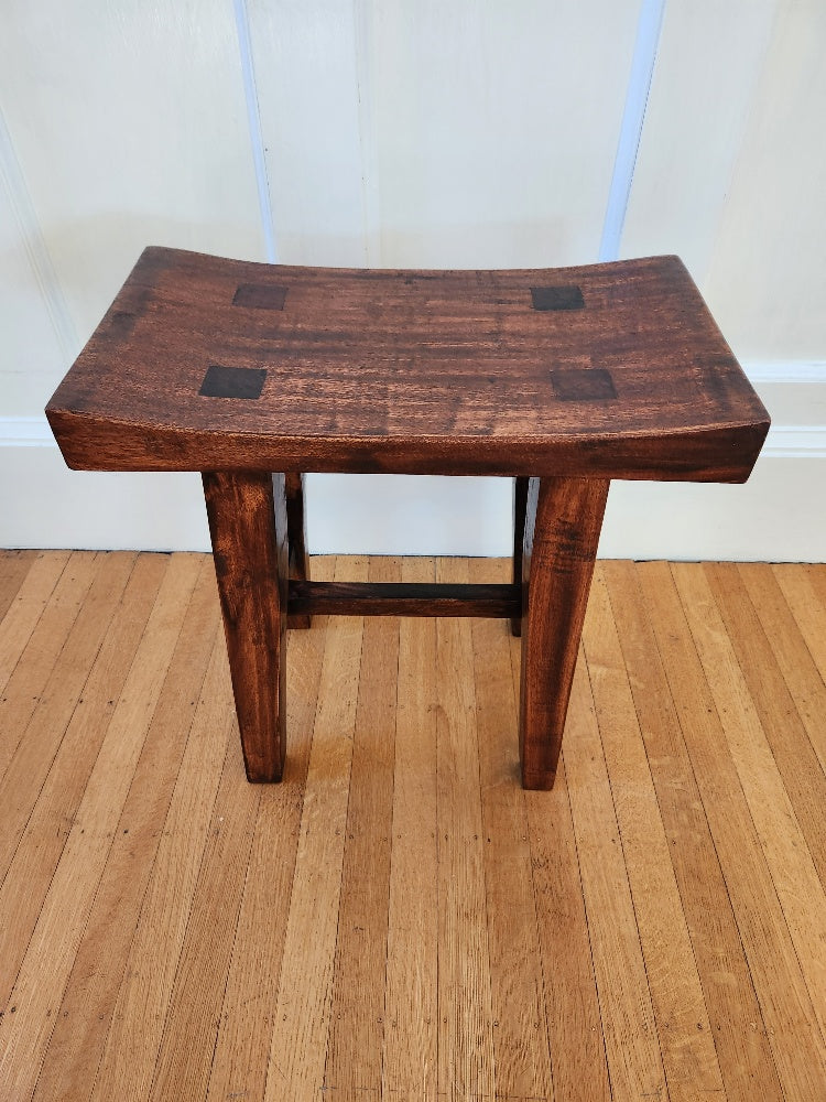 Vintage Japanese Style Wood Stool