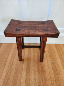 Vintage Japanese Style Wood Stool
