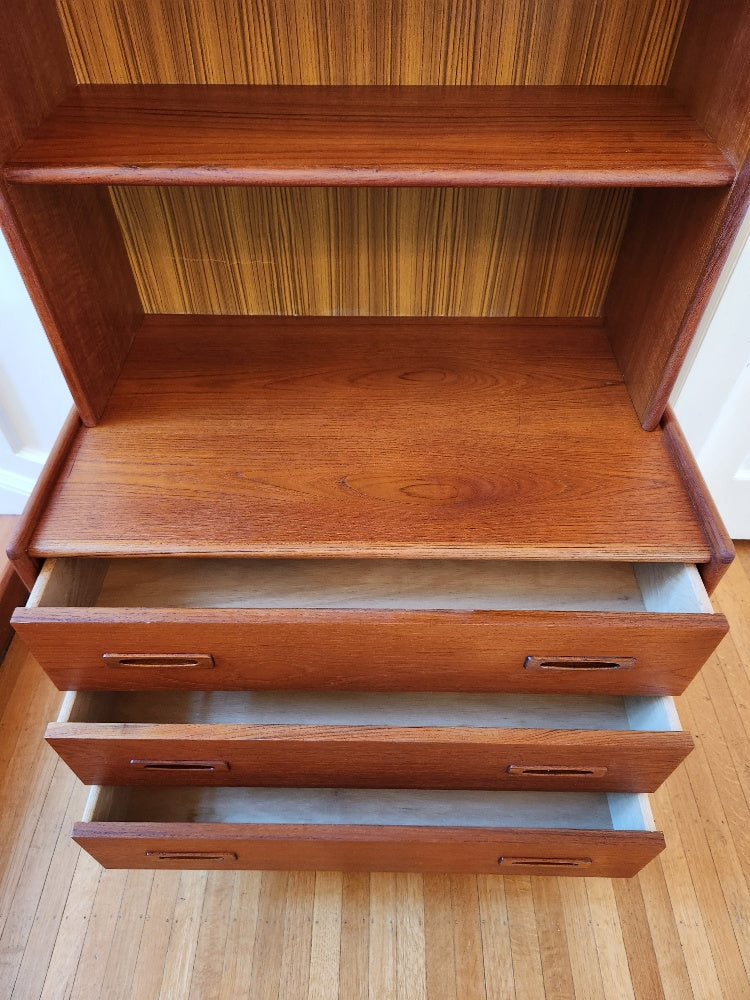 Teak Shelves and Drawers - Cook Street Vintage