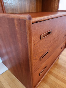 Teak Shelves and Drawers - Cook Street Vintage