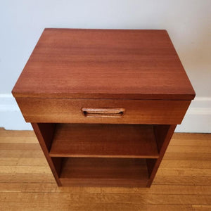 Teak Bedside Table - Cook Street Vintage