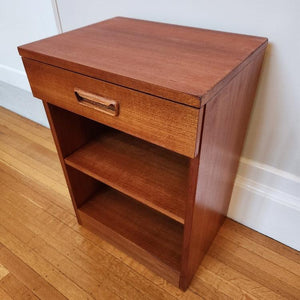 Teak Bedside Table - Cook Street Vintage