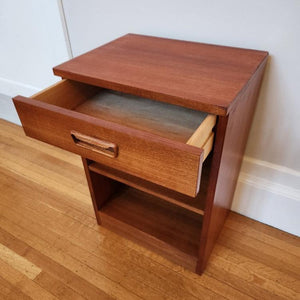 Teak Bedside Table - Cook Street Vintage