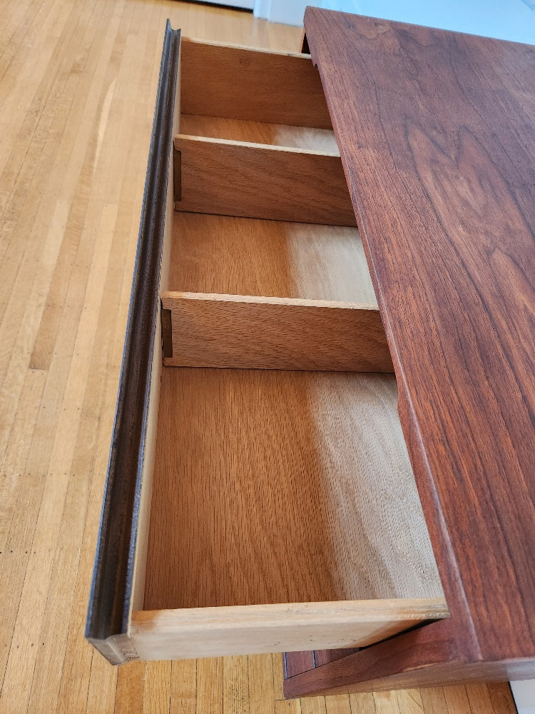 3-Drawer Walnut Dresser - Cook Street Vintage