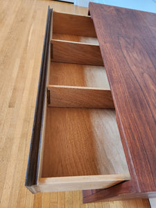 3-Drawer Walnut Dresser - Cook Street Vintage