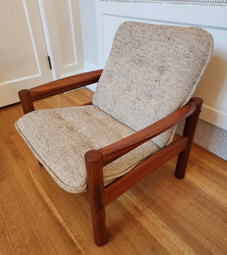 Domino Mobler Teak Lounge Chair - Cook Street Vintage