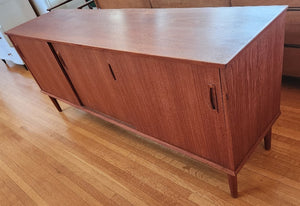 MCM Teak 3-Door Credenza - Cook Street Vintage