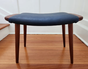 Teak Foot Stool - Cook Street Vintage