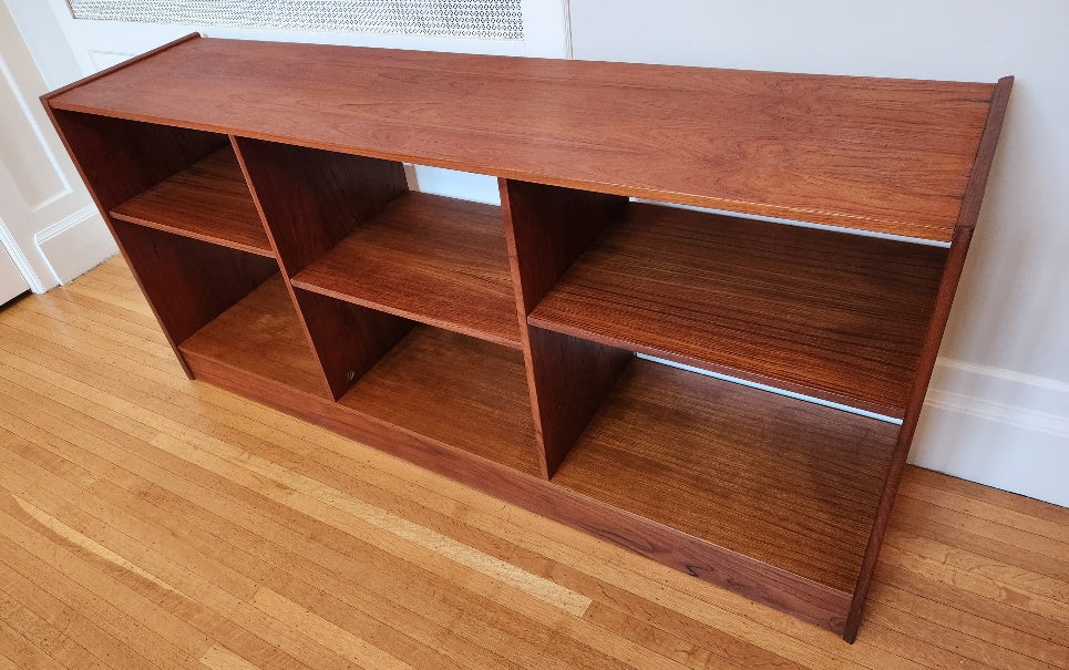 Teak Horizontal Shelves - Cook Street Vintage