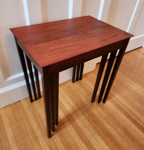 Mahogany Nesting Tables - Cook Street Vintage