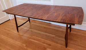Vintage Walnut Dining Table - Cook Street Vintage
