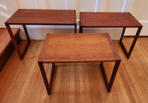 Teak Nesting Tables - Cook Street Vintage