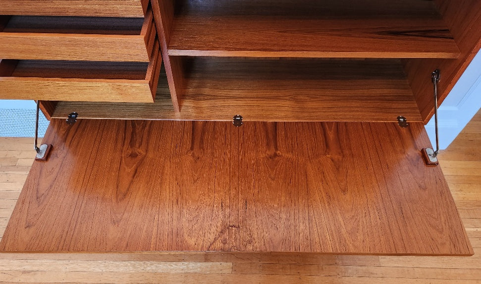 Danish Teak Hanging Desk - Cook Street Vintage