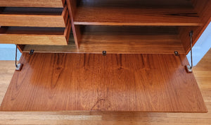 Danish Teak Hanging Desk - Cook Street Vintage