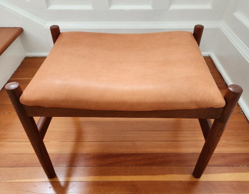 Spottrup Danish Teak Foot Stool - Cook Street Vintage