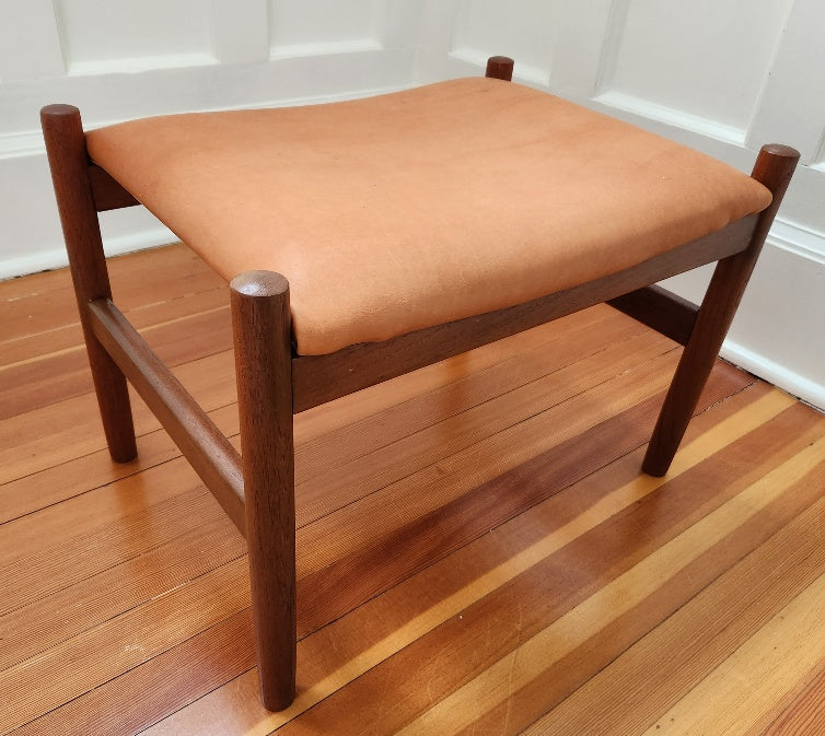 Spottrup Danish Teak Foot Stool - Cook Street Vintage