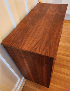 5-Drawer MCM Walnut Dresser - Cook Street Vintage
