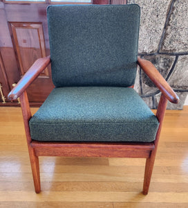 MCM Walnut Lounge Chair - Cook Street Vintage