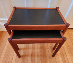 Teak MCM Nesting Tables - Cook Street Vintage