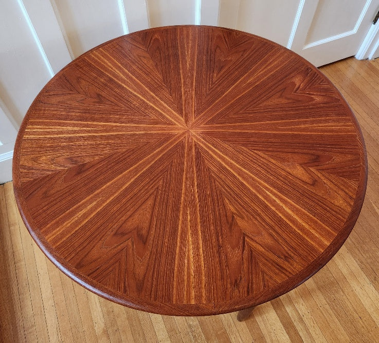 Teak Starburst Dining Table - Cook Street Vintage
