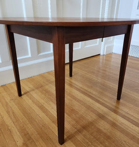 Round Teak MCM Dining Table