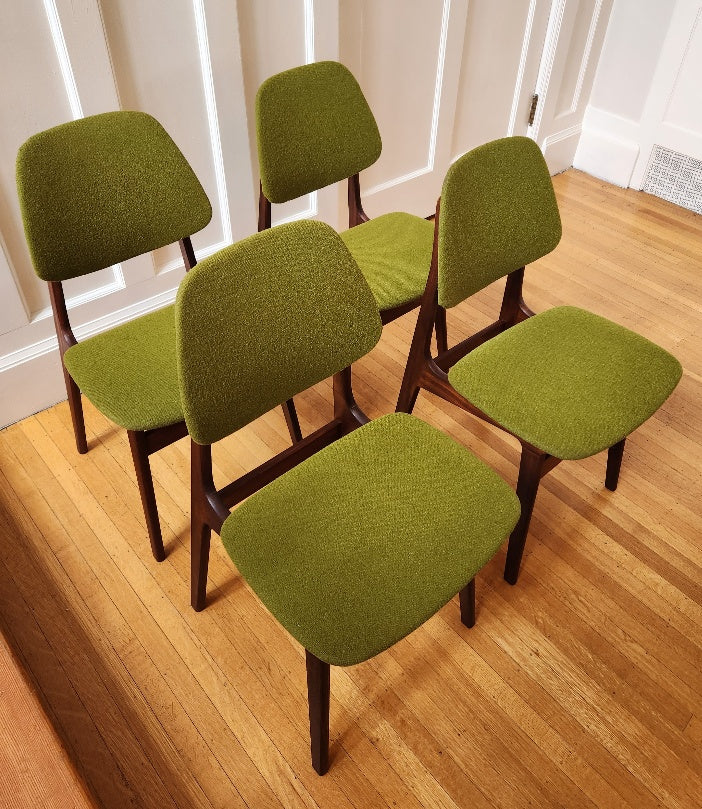 MCM Afromosia Dining Chairs - Cook Street Vintage