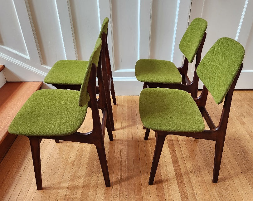 Set of 4 MCM Afromosia Dining Chairs