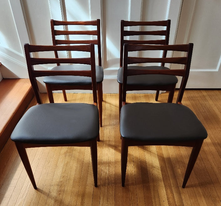 White and Newton MCM Dining Chairs - Cook Street Vintage