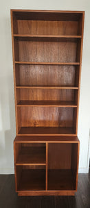 MCM Teak Bookcase with Lower Shelf